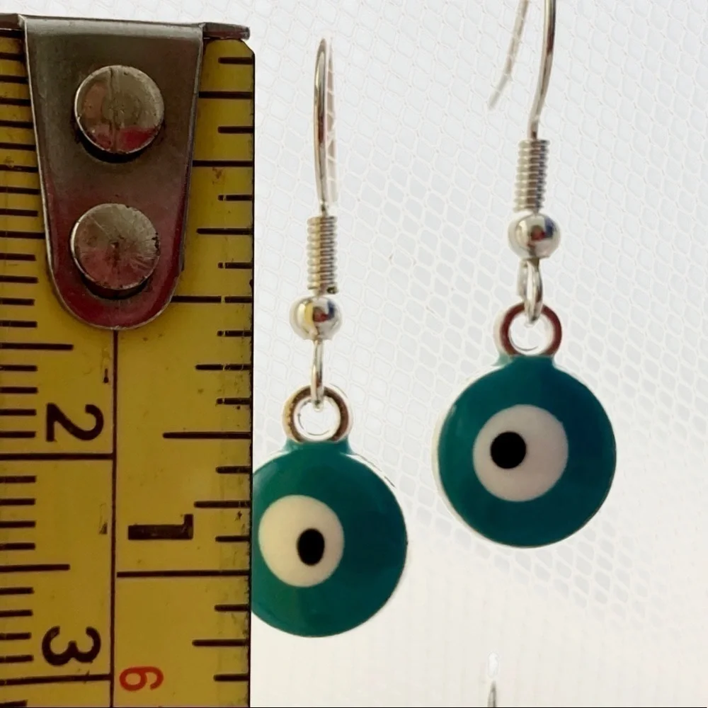 𝅺EVIL Eye Minimalist Drop Earrings